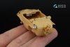 Quinta Studio QDS-48553 Schwimmwagen type 166 3D-Printed & coloured Interior on decal paper (Tamiya) (small version) 1/48